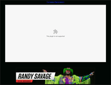 Tablet Screenshot of machoman.com